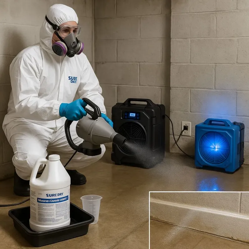 Sanitization and Odor Removal process in Cockeysville, MD